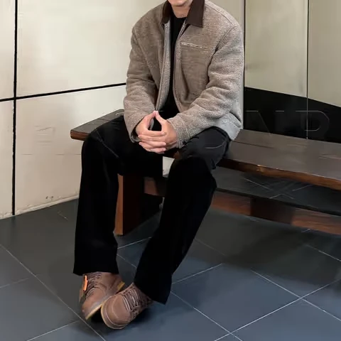 羊毛棉夹克